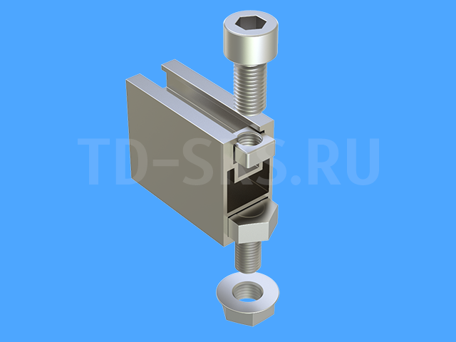Профиль для солнечных панелей DS-Strong 20.5 схема